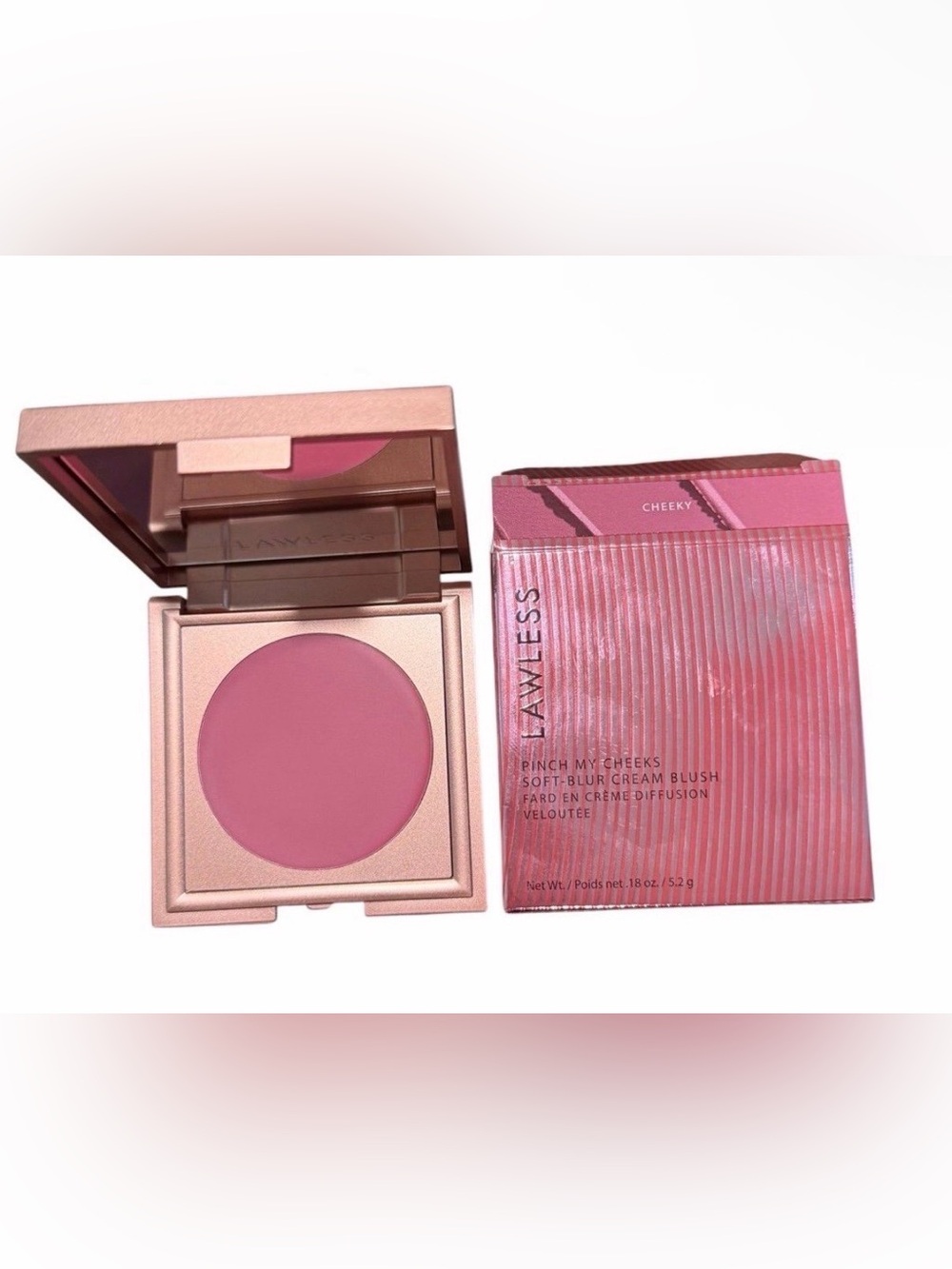 Lawless Pinch Soft-Blur Cream Blush in Cheeky